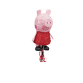 Pink and red pig character pinata with streamers kids birthday from Parte Haus party supply store in Bethesda MD