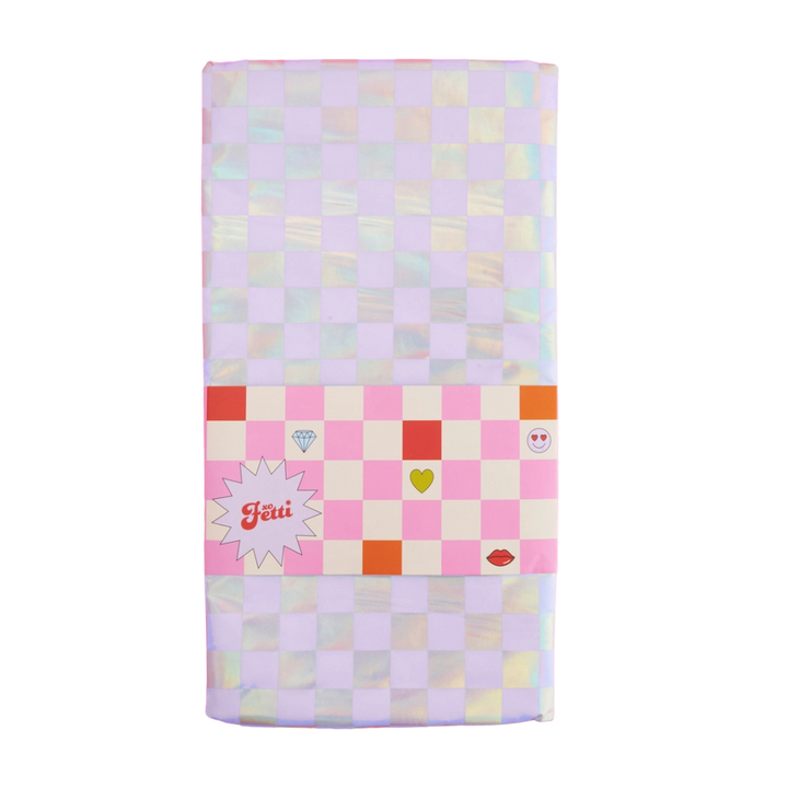 Purple Birthday Party Washable  Tablecloth