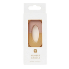 Pink and Gold Ombre 0-9 Number Candles