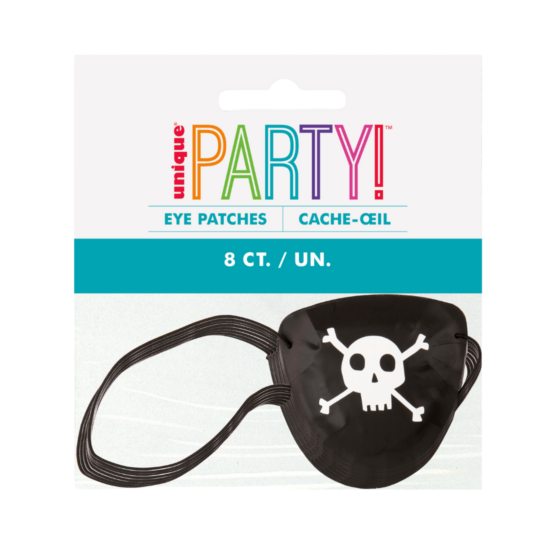Pirate Eye Patches - 8pk