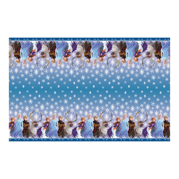 Blue and Purple Disney Frozen Plastic Tablecover