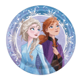 Blue and Purple Frozen Plates - 2 Sizes