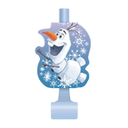 Blue Frozen Olaf blowout with snowflakes for kids birthday from Parte Haus party supply store in Bethesda MD