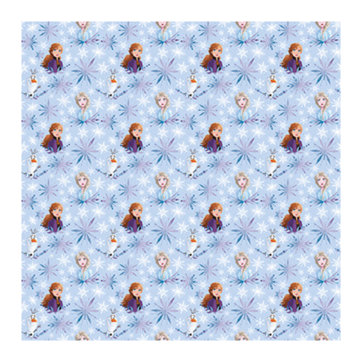 Blue Frozen Gift Wrap Roll