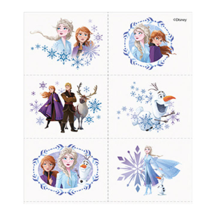 Frozen Tattoo Sheets/Favors (24 Tattoos)
