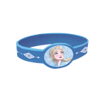 Blue Frozen bracelet with Elsa design for birthday theme from Parte Haus party supply store in Bethesda MD