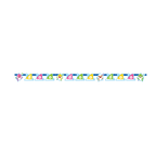 Colorful Baby Shark paper banner with cartoon sea animals for birthday from Parte Haus party supply store in Bethesda MD
