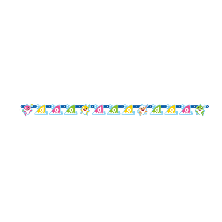 Multicolor "Doo Doo Doo" Baby Shark  Jointed Banner