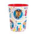Multicolor Paw Patrol plastic cup with character faces for kids birthday from Parte Haus party supply store in Bethesda Maryland