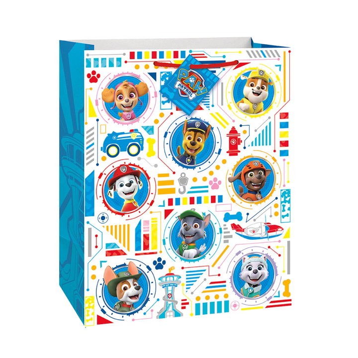 White Paw Patrol Gift Bag - Large
