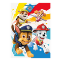 Colorful Paw Patrol gift bag with cartoon pups for kids birthday from Parte Haus party supply store in Bethesda MD