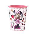 Pink Minnie Mouse themed plastic cup for kids birthday from Parte Haus party supply store in Bethesda MD.