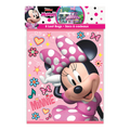 pink Minnie Mouse loot bags with polka dots cartoon for birthday from Parte Haus party supply store in Bethesda Maryland