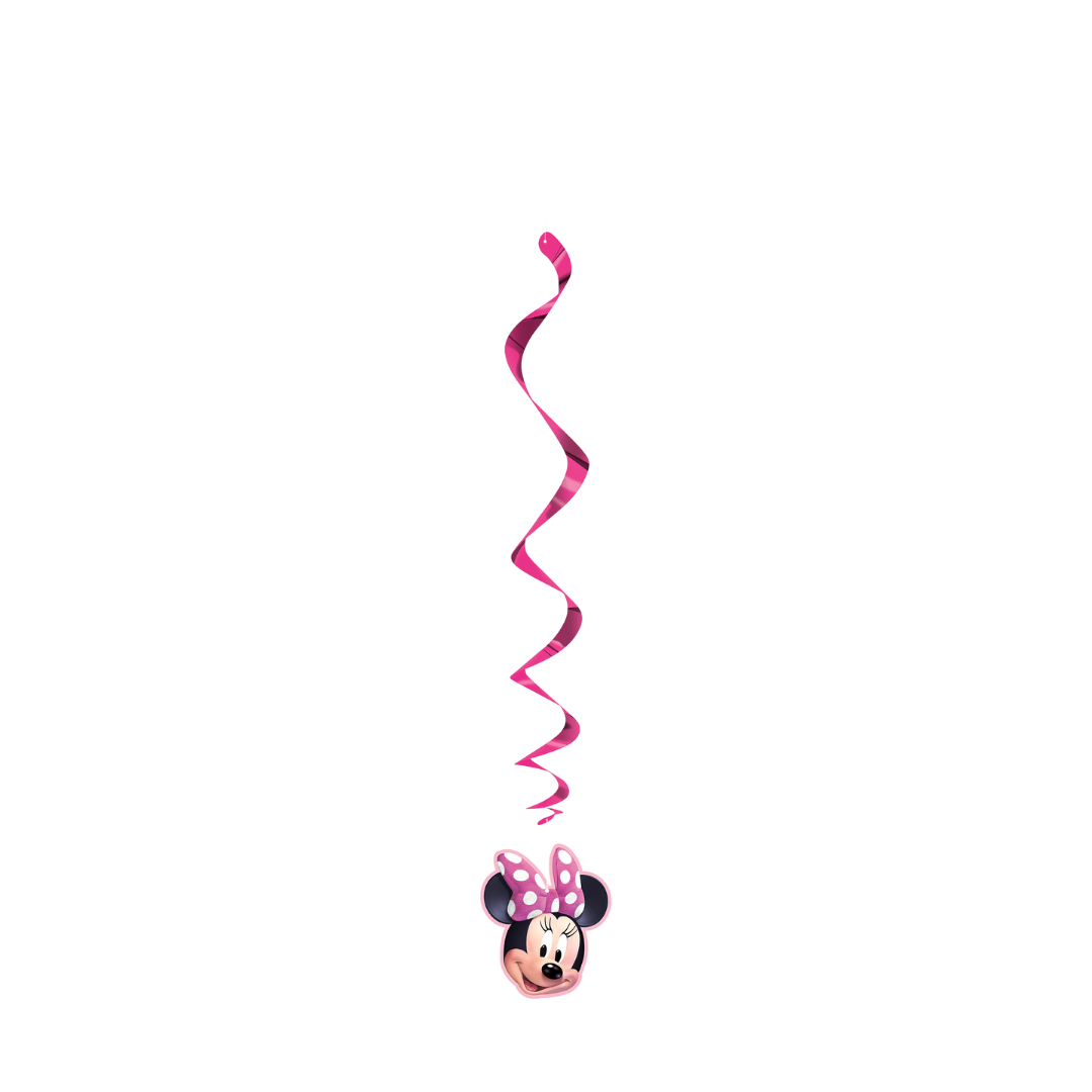 Minnie Mouse Hanging Swirl Decorations