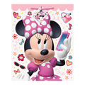 Pink Minnie Mouse gift bag with polka dots for birthday from Parte Haus party supply store in Bethesda MD