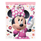 Pink Minnie Mouse gift bag with polka dots for birthday from Parte Haus party supply store in Bethesda MD