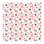 Pink Minnie Mouse napkin with bows hearts and sunglasses kids birthday from Parte Haus party supply store in Bethesda MD