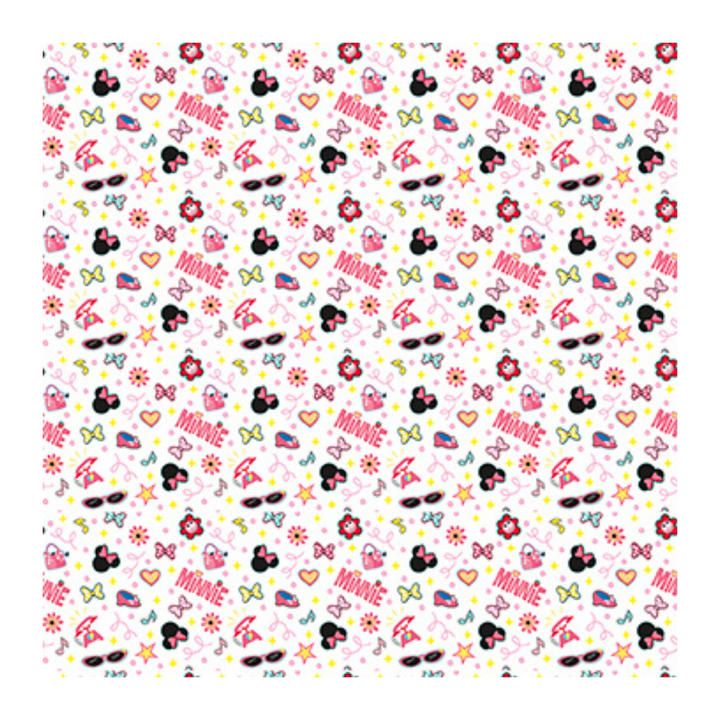 White Minnie Mouse Gift Wrap Roll