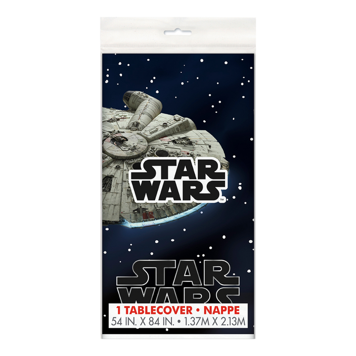 Navy Star Wars Plastic Tablecover