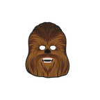 Brown Chewbacca mask with cutout eyes and mouth for Star Wars theme from Parte Haus party supply store in Bethesda MD.