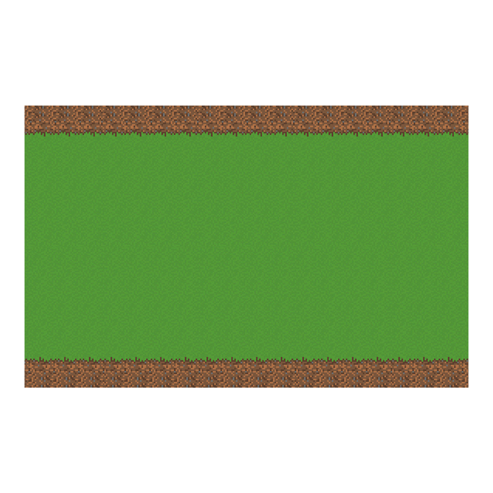 Green and Brown Minecraft Plastic Tablecover