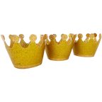 Gold glitter crown hats shiny accessory birthday celebration from Parte Haus party supply store in Bethesda MD