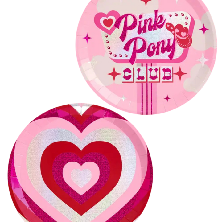 Pink Pony Club Plates