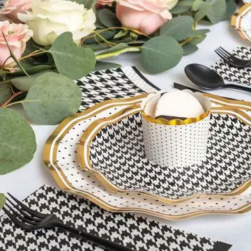 Black Plastic Cutlery - 24 pcs