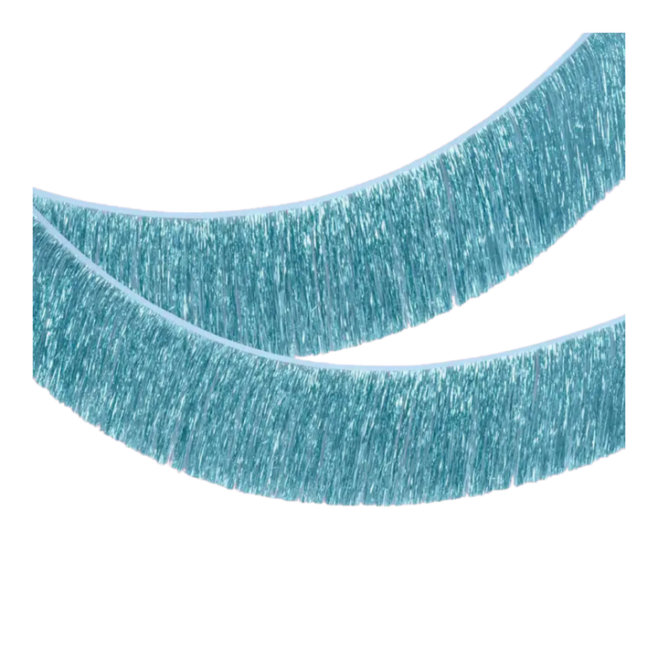 Blue Fringe Foil Banner