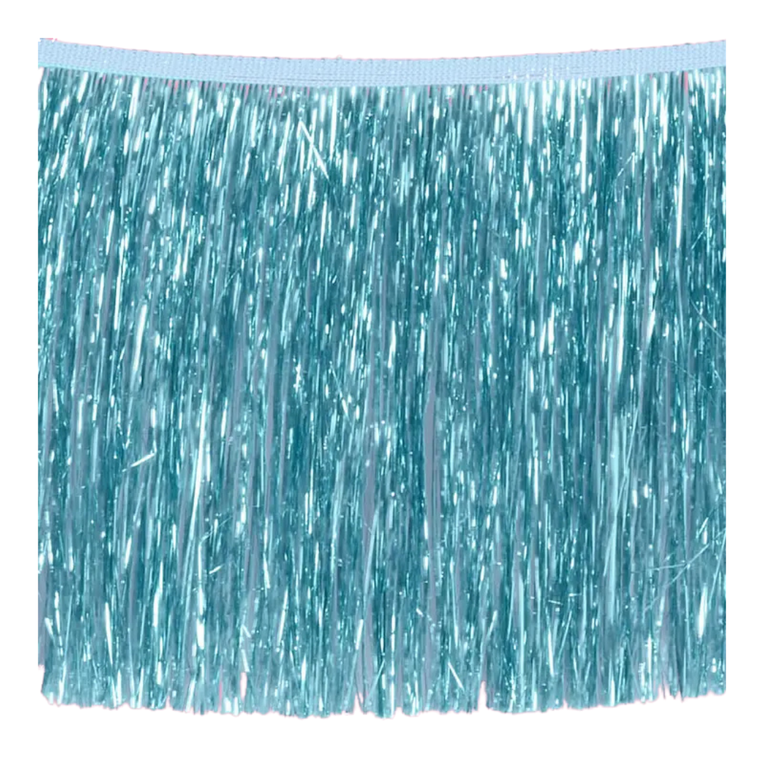 Blue Fringe Foil Banner