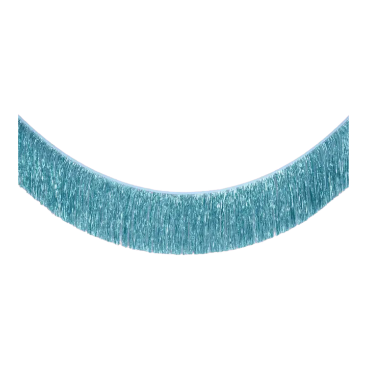 Blue Fringe Foil Banner
