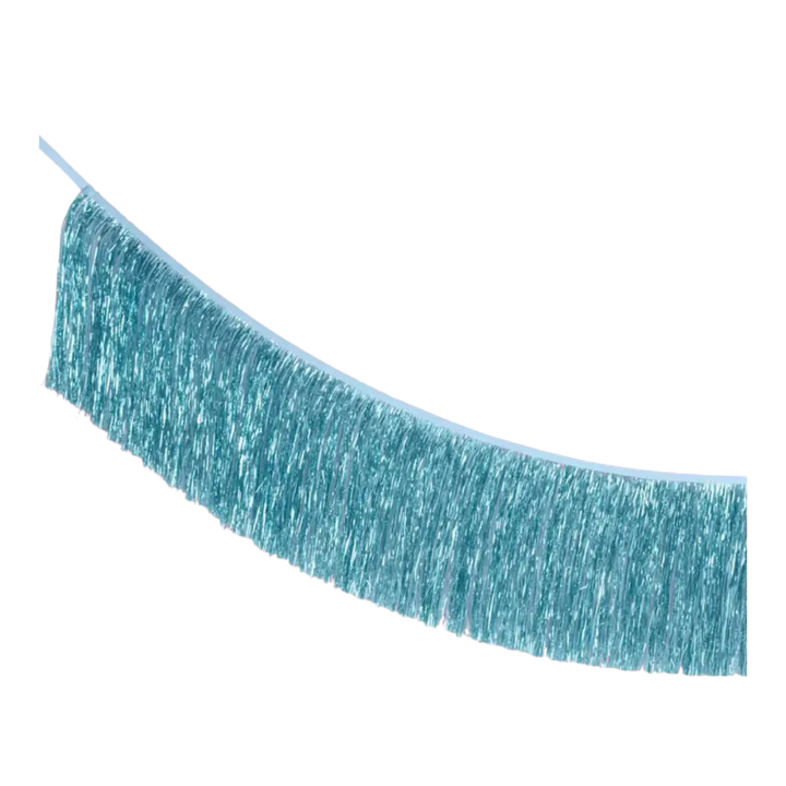 Blue Fringe Foil Banner