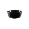 Black and gold plastic dessert bowl elegant round design celebration from Parte Haus party supply store in Bethesda Maryland