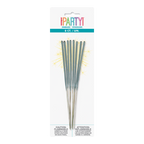 Silver sparklers fireworks sticks birthday celebration from Parte Haus party supply store in Bethesda Maryland