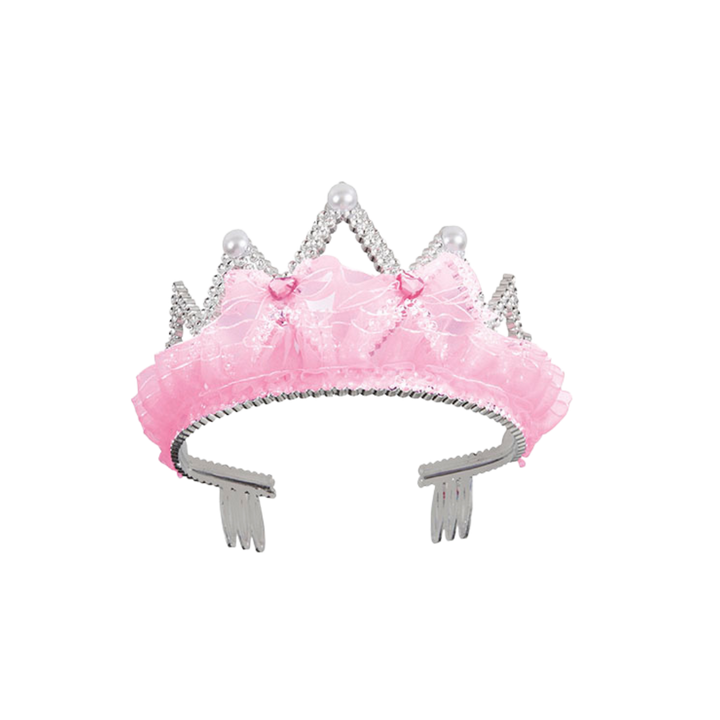 Pink Bows and Ribbon Tiara