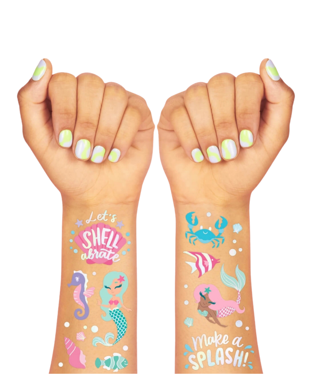 Mermaid Kids Party Tattoos