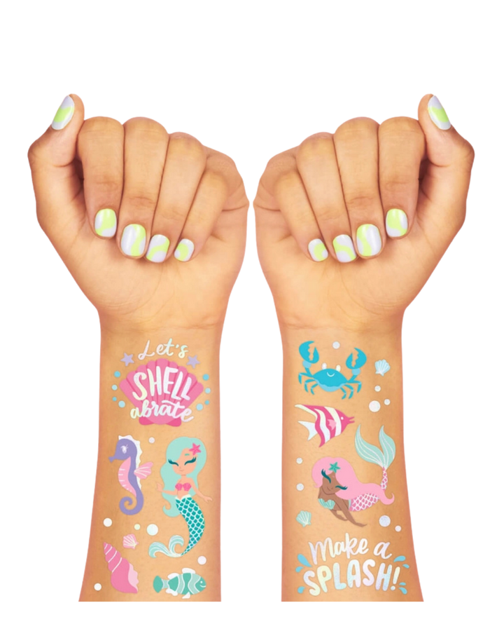 Mermaid Kids Party Tattoos