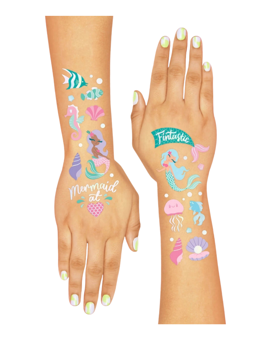Mermaid Kids Party Tattoos