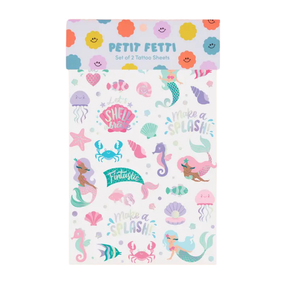 Mermaid Kids Party Tattoos