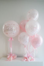 Pink Petal Cottage Personalized Balloons