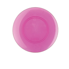 Pink plastic plate plain design birthday from Parte Haus party supply store in Bethesda Maryland