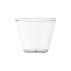 clear silver glitter plastic cup for celebrations from Parte Haus party supply store in Bethesda MD