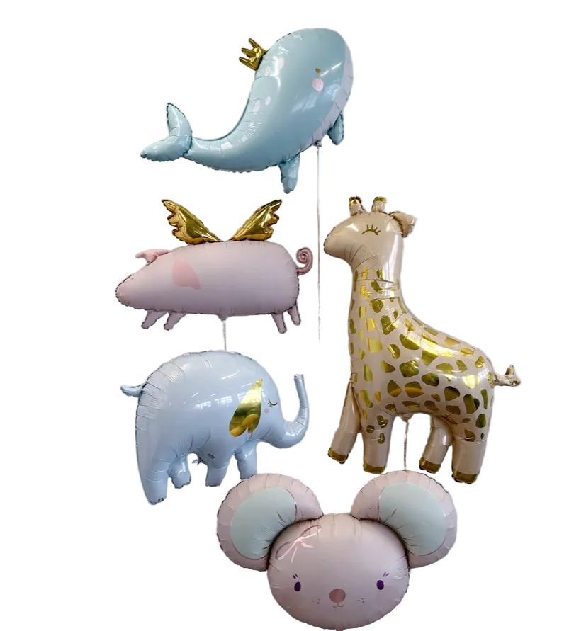 Adorable Baby Animal Loose Foil Balloons