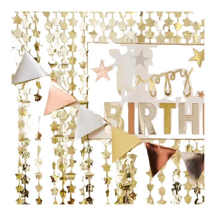 Metallic Foil and Glitter Bunting