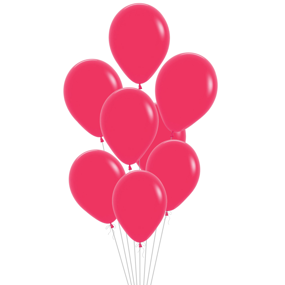 Raspberry Latex Balloon, 11in