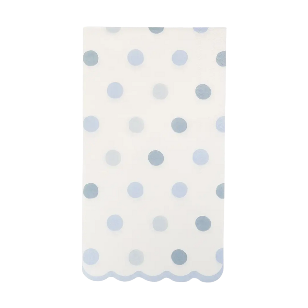 Baby Blue Polka Dot Dinner Napkins