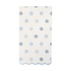 Baby Blue Polka Dot Dinner Napkins