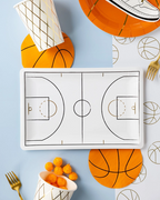 Orange Basketball Shaped Cocktail Napkins