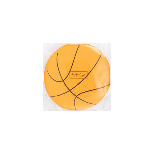 Orange Basketball Shaped Cocktail Napkins
