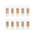 gold and rose gold number candles in white packaging birthday decor from Parte Haus party supply store in Bethesda MD